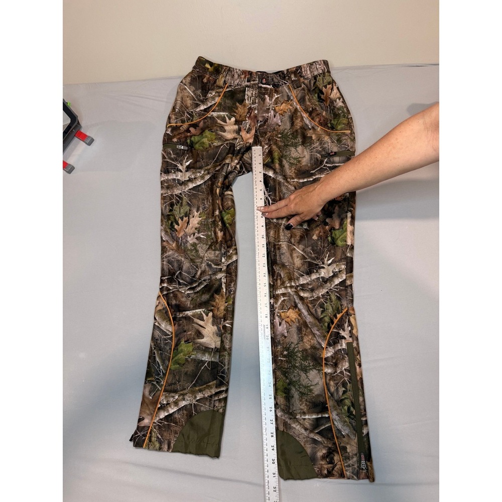 SHE Outdoor Womens Hunting Pants Fleece Insulated RealTree Oak Size M Camouflage - Picture 9 of 14